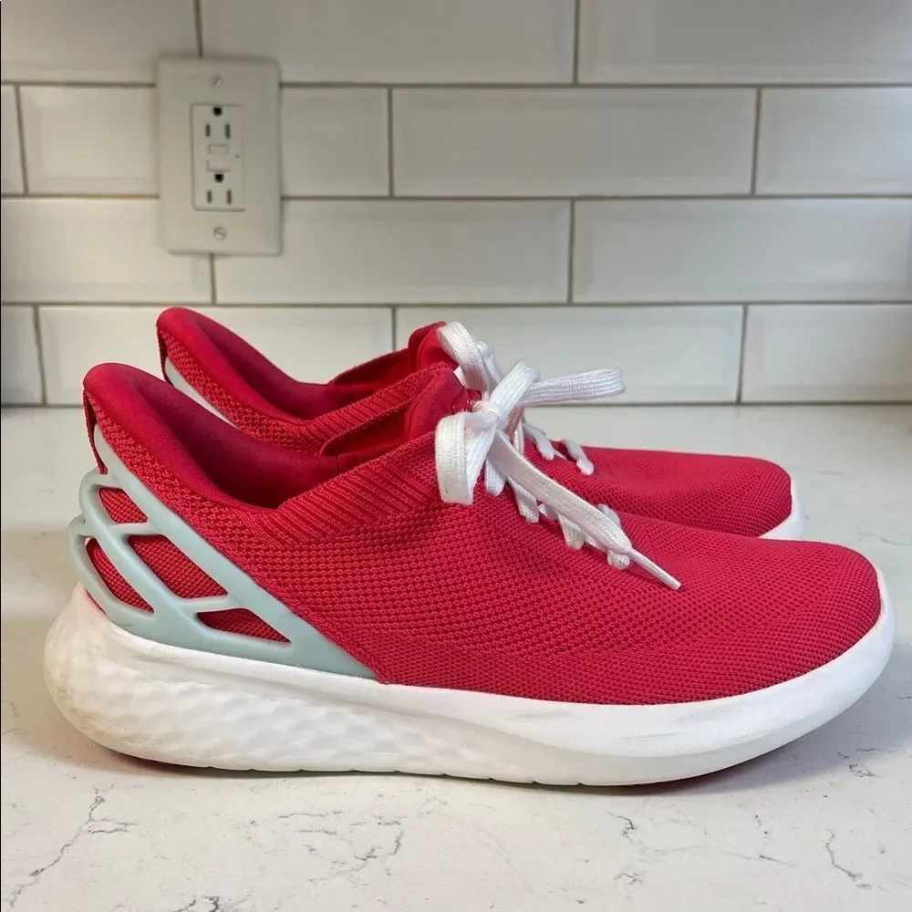 Kizik Athens Hands Free Slip On Watermelon Mesh Running Shoes Women Size 9